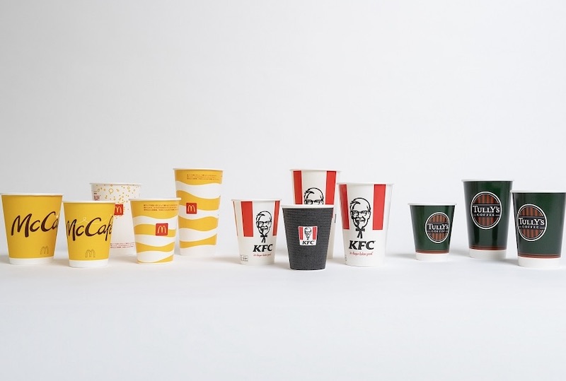 マックとケンタッキー、タリーズが紙カップの共同回収開始――王子