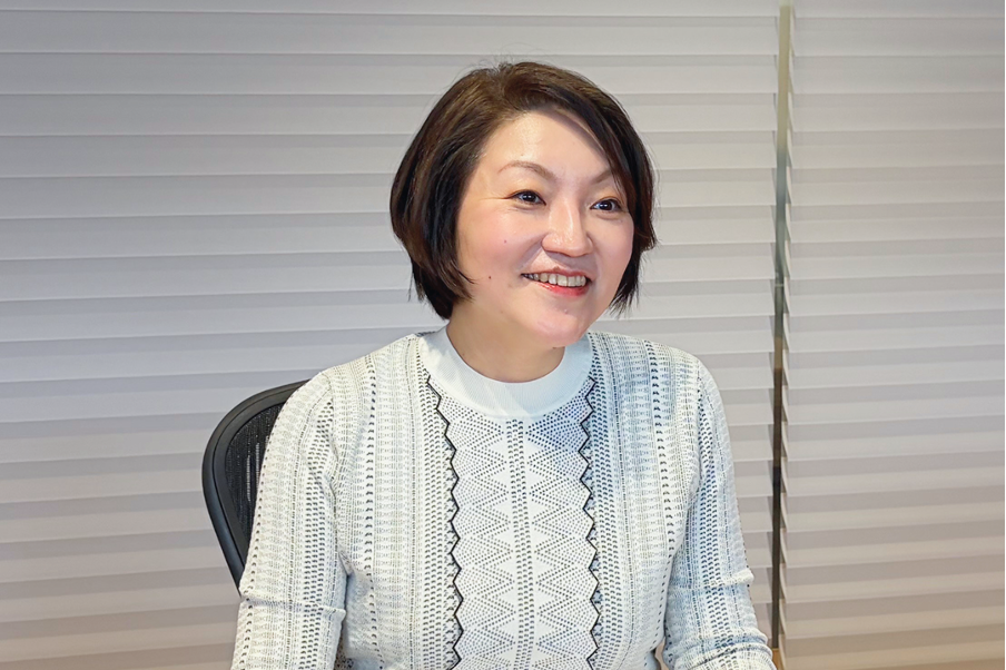 取材に応じた、牧さん